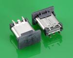 24P Vertical SMD L=10.35mm USB 3.1 type C connector female socket